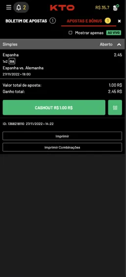 cash out kto3