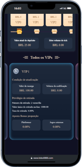 Programa vip no site