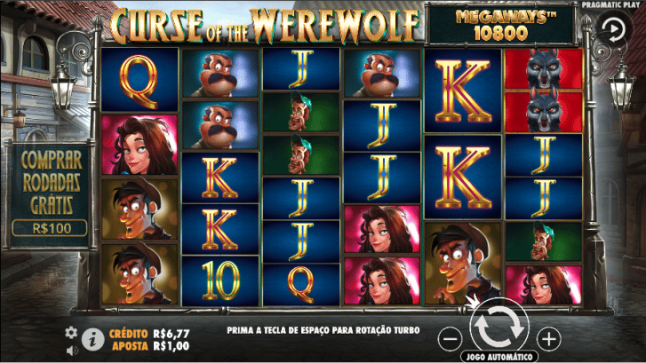 Captura de tela do jogo Curse of the Werewolf