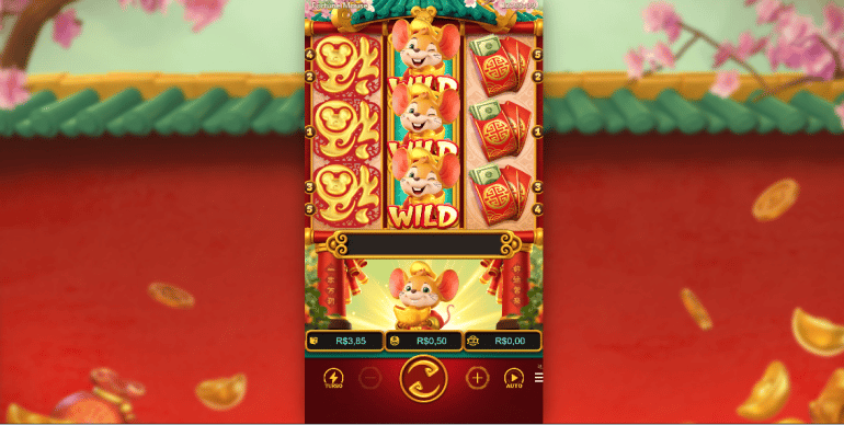 Segundo exemplo do slot da Fortune Mouse da PG Soft