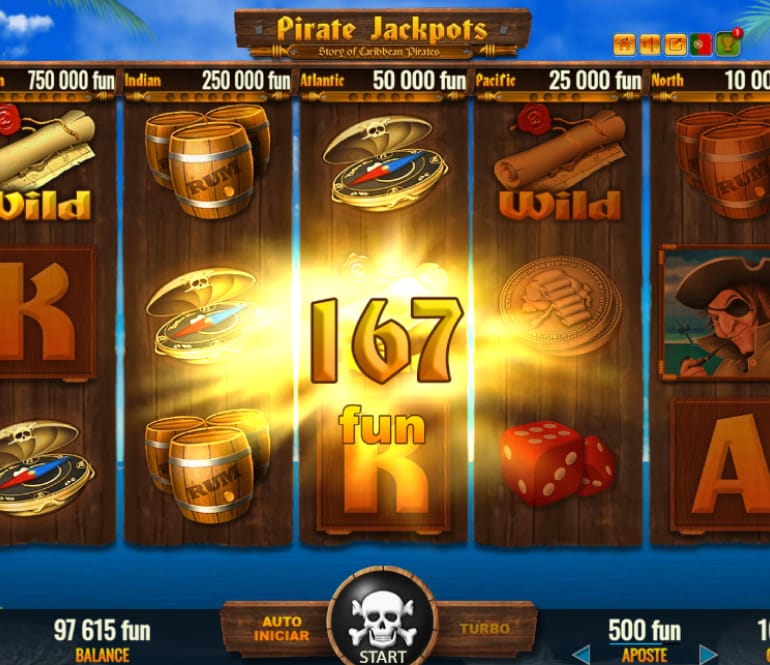 caca niquel tema pirata pirate jackpots