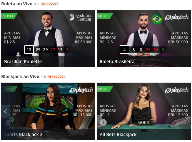 jogos de cassino ao vivo betsson
