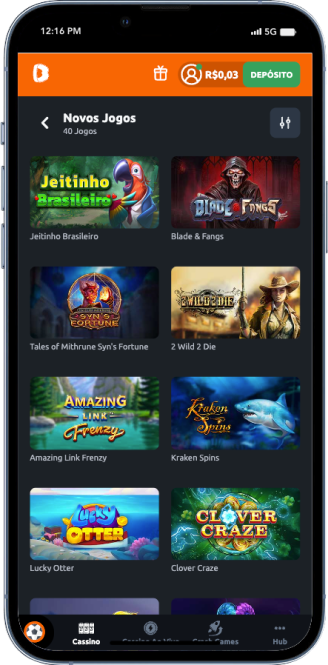 Jogos de cassino da Betano