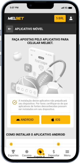 Aplicativos da MelBet Brasil