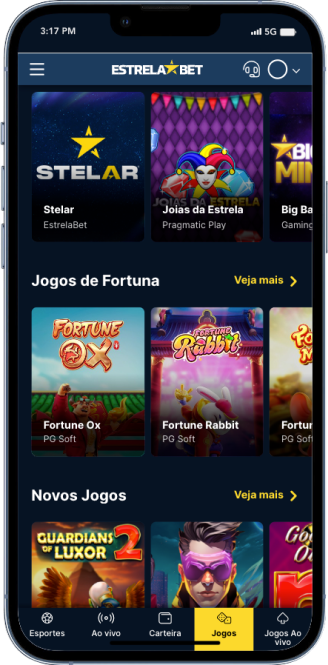 Opções de jogos no cassino online da Estrela Bet