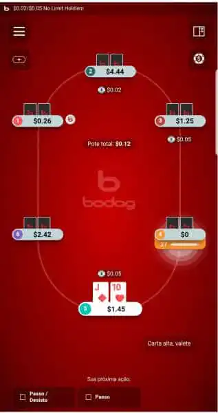 Mesa de Poker Mobile App