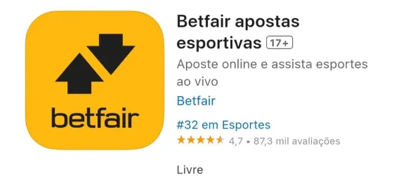 App Betfair Para IOS