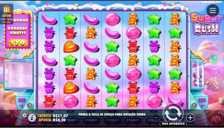 Sugar Rush Demo. Jogue Aqui Agora!