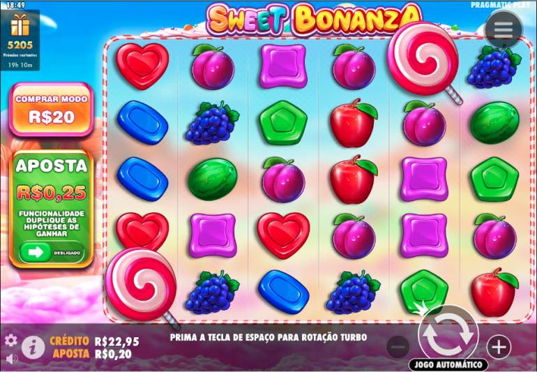 Sweet Bonanza um dos jogos de 20 centavos mais jogados nos cassinos online