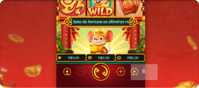 Exemplo de onde encontrar informações sobre RTP no jogo do ratinho.
